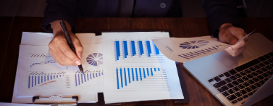 Set of printed graphs by a computer
